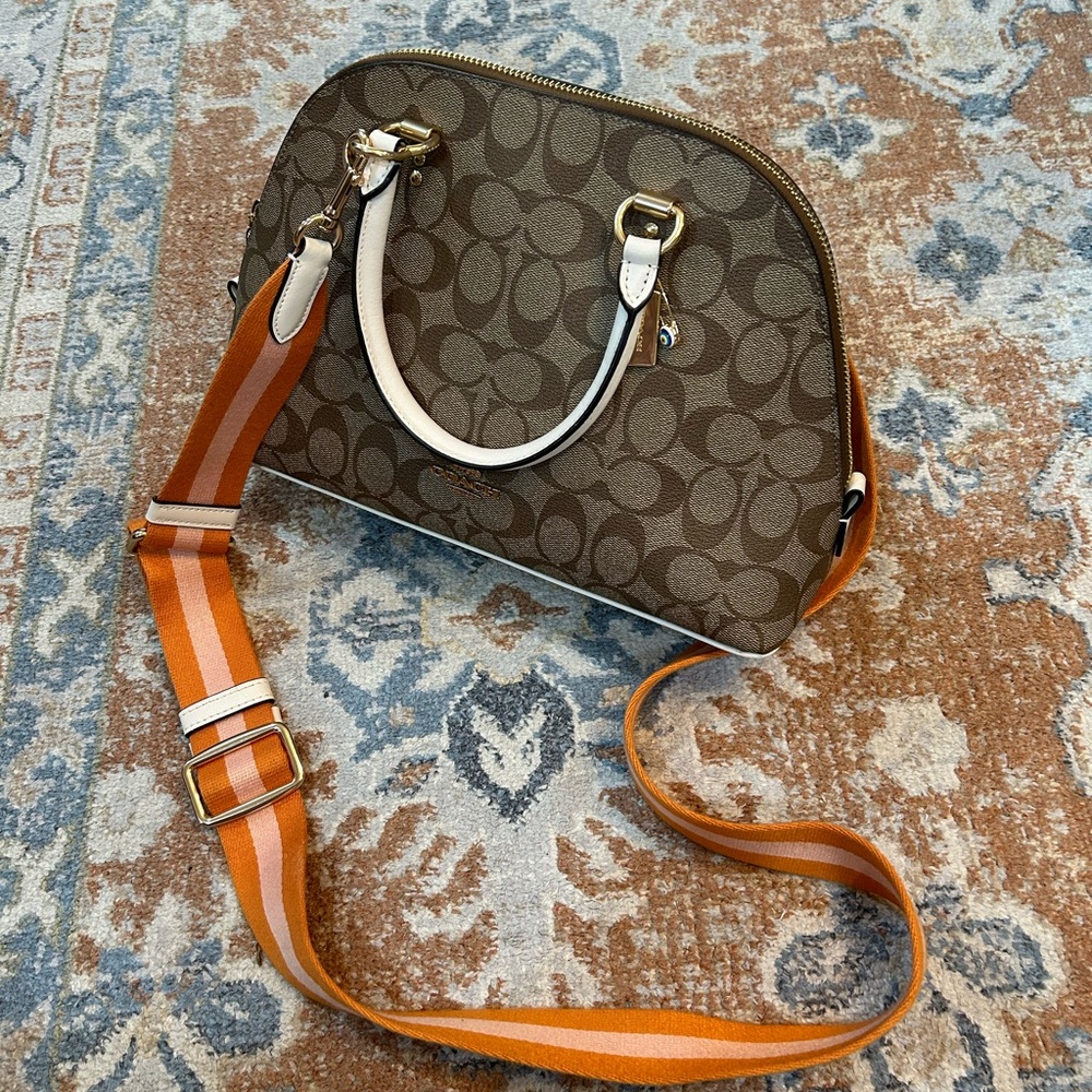 Coach Katy Satchel w/ Crossbody Strap